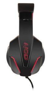 NOD G-HDS-001 GAMING HEADSET WITH ADJUSTABLE MICROPHONE AND RED LED NOD G-HDS-001 GAMING HEADSET WITH ADJUSTABLE MICROPHONE AND RED LED