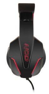 NOD G-HDS-001 GAMING HEADSET WITH ADJUSTABLE MICROPHONE AND RED LED