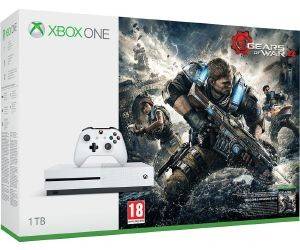 XBOX1 MICROSOFT XBOX ONE S CONSOLE 1TB WHITE + GEARS OF WARS 4 + 14DAYS XBOX LIVE (EU)