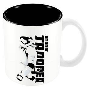 STAR WARS - STORMTROOPER SIDEWAYS WHITE-BLACK CERAMIC MUG (SDTSDT89994) STAR WARS - STORMTROOPER SIDEWAYS WHITE-BLACK CERAMIC MUG (SDTSDT89994)