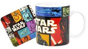 STAR WARS THE FORCE AWAKENS : MUG + COASTER SET (UTSG6471_1)