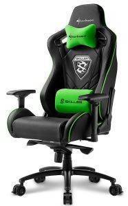 SHARKOON SKILLER SGS4 GAMING SEAT BLACK/GREEN SHARKOON SKILLER SGS4 GAMING SEAT BLACK/GREEN