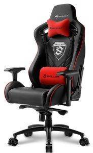 SHARKOON SKILLER SGS4 GAMING SEAT BLACK/RED