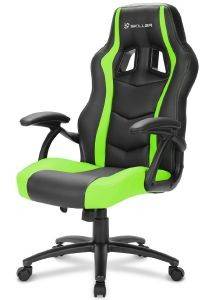 SHARKOON SKILLER SGS1 GAMING SEAT BLACK/GREEN