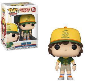 FUNKO POP! TELEVISION: STRANGER THINGS - DUSTIN (AT CAMP) 804 VINYL FIGURE