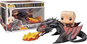 FUNKO POP! RIDES GAME OF THRONES - DAENERYS ON FIERY DROGON 68 VINYL FIGURE