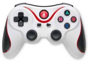 SPARTAN GEAR WIRELESS CONTROLLER FOR PS3 (COLOUR: WHITE)