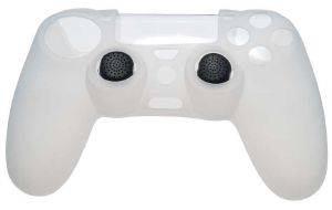 SPARTAN GEAR CONTROLLER SILICON SKIN COVER & THUMB GRIPS FOR PS4 (INC. 2X PIECES THUMB GRIPS)