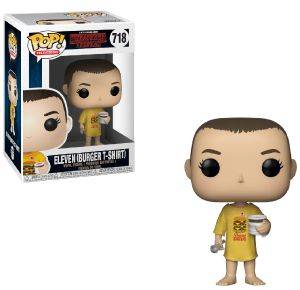 POP! TELEVISION: STRANGER THINGS - ELEVEN IN BURGER TEE 718 VINYL FIGURE