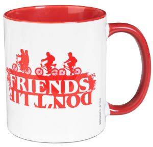 STRANGER THINGS - STRANGER THINGS (FRIENDS DON\'T LIE) RED COLOURED INNER MUG (MGC25252) STRANGER THINGS - STRANGER THINGS (FRIENDS DON\'T LIE) RED COLOURED INNER MUG (MGC25252)