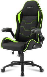 SHARKOON ELBRUS 1 GAMING CHAIR BLACK/GREEN SHARKOON ELBRUS 1 GAMING CHAIR BLACK/GREEN