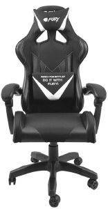 FURY NFF-1711 AVENGER L GAMING CHAIR BLACK/WHITE