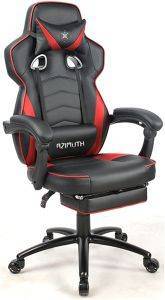AZIMUTH GAMING CHAIR K-8702FT BLACK-RED