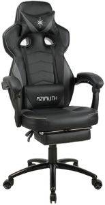 AZIMUTH GAMING CHAIR K-8702FT BLACK-GREY AZIMUTH GAMING CHAIR K-8702FT BLACK-GREY