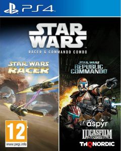 PS4 STAR WARS RACER & COMMANDO COMBO