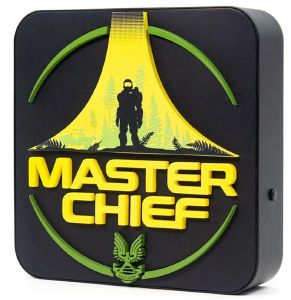 NUMSKULL OFFICIAL HALO - MASTER CHIEF DESK/WALL MOUNTED 3D LAMP NUMSKULL OFFICIAL HALO - MASTER CHIEF DESK/WALL MOUNTED 3D LAMP