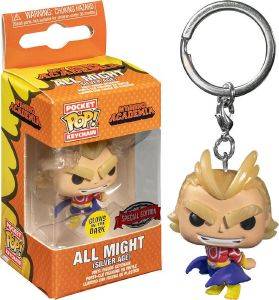 FUNKO POCKET POP!: MY HERO ACADEMIA - ALL MIGHT (SILVER AGE) VINYL FIGURE KEYCHAIN