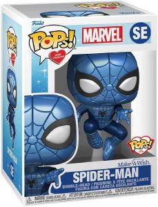 FUNKO POPS! WITH PURPOSE: MARVEL M.A. WISH - SPIDER-MAN (METALLIC) # VINYL FIGURE FUNKO POPS! WITH PURPOSE: MARVEL M.A. WISH - SPIDER-MAN (METALLIC) # VINYL FIGURE