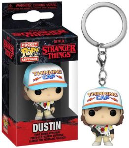 FUNKO POCKET POP!: NETFLIX STRANGER THINGS SEASON 4 - DUSTIN VINYL FIGURE KEYCHAIN FUNKO POCKET POP!: NETFLIX STRANGER THINGS SEASON 4 - DUSTIN VINYL FIGURE KEYCHAIN