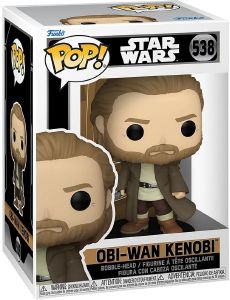 FUNKO POP! STAR WARS - OBI-WAN KENOBI #538 VINYL FIGURE FUNKO POP! STAR WARS - OBI-WAN KENOBI #538 VINYL FIGURE