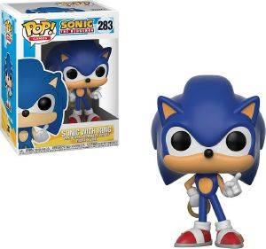 FUNKO POP! GAMES: SONIC THE HEDGEHOG - SONIC WITH RING 283# VINYL FIGURE FUNKO POP! GAMES: SONIC THE HEDGEHOG - SONIC WITH RING 283# VINYL FIGURE