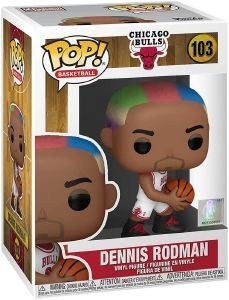 FUNKO POP! NBA BASKETBALL: CHICAGO BULLS - DENNIS RODMAN (BULLS HOME) #103 VINYL FIGURE FUNKO POP! NBA BASKETBALL: CHICAGO BULLS - DENNIS RODMAN (BULLS HOME) #103 VINYL FIGURE