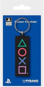 PYRAMID PLAYSTATION SHAPES RUBBER KEYCHAINS (RK39161C)