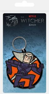 PYRAMID INTERNATIONAL PYRAMID THE WITCHER - GERALT RUBBER KEYCHAIN (RK39257C)