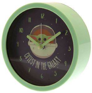 PYRAMID STAR WARS : THE MANDALORIAN - CUTEST IN THE GALAXY DESK CLOCK (12CM) (GP85886) PYRAMID INTERNATIONAL
