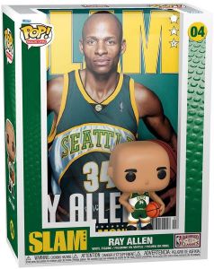 FUNKO POP! MAGAZINE COVERS: SLAM NBA - RAY ALLEN #04 VINYL FIGURE FUNKO POP! MAGAZINE COVERS: SLAM NBA - RAY ALLEN #04 VINYL FIGURE