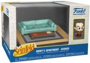 FUNKO MINI MOMENTS: SEINFELD - JERRYS APARTMENT GEORGE WITH CHASE DIORAMA VINYL FIGURES FUNKO MINI MOMENTS: SEINFELD - JERRYS APARTMENT GEORGE WITH CHASE DIORAMA VINYL FIGURES