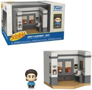 FUNKO MINI MOMENTS: SEINFELD - JERRYS APARTMENT JERRY WITH CHASE DIORAMA VINYL FIGURES FUNKO MINI MOMENTS: SEINFELD - JERRYS APARTMENT JERRY WITH CHASE DIORAMA VINYL FIGURES