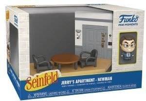 FUNKO MINI MOMENTS: SEINFELD - JERRYS APARTMENT NEWMAN WITH DIORAMA VINYL FIGURES FUNKO MINI MOMENTS: SEINFELD - JERRYS APARTMENT NEWMAN WITH DIORAMA VINYL FIGURES