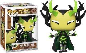 FUNKO POP! MARVEL: INFINITY WARPS - MADAME HEL #862 BOBBLE-HEAD VINYL FIGURE