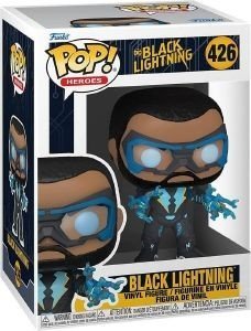 FUNKO POP! HEROES: BLACK LIGHTNING - BLACK LIGHTNING #426 VINYL FIGURE FUNKO POP! HEROES: BLACK LIGHTNING - BLACK LIGHTNING #426 VINYL FIGURE