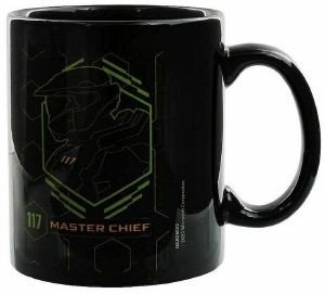 PYRAMID HALO INFINITE - MASTER CHIEF TECH BLACK MUG (310ML) (MGB26002C)