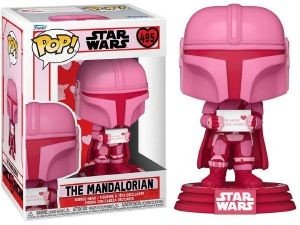 FUNKO POP! STAR WARS: VALENTINES S2 - THE MANDALORIAN #495 BOBLLE-HEAD VINYL FIGURE