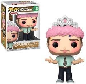FUNKO POP! TELEVISION: PARKS & RECREATION - ANDY AS PRINCESS RAINBOW SPARKLE #1147 VINYL FIGURE FUNKO POP! TELEVISION: PARKS & RECREATION - ANDY AS PRINCESS RAINBOW SPARKLE #1147 VINYL FIGURE