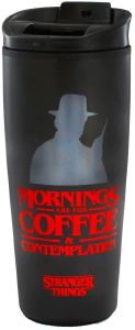 PYRAMID STRANGER THINGS - COFFEE AND CONTEMPLATION METAL TRAVEL MUG (MTM25371)