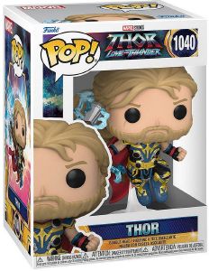 FUNKO POP! MARVEL: THOR LOVE AND THUNDER - THOR #1040 BOBBLE-HEAD VINYL FIGURE FUNKO POP! MARVEL: THOR LOVE AND THUNDER - THOR #1040 BOBBLE-HEAD VINYL FIGURE