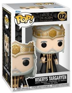 FUNKO POP! HOUSE OF THE DRAGON - VISERYS TARGARYEN #02 VINYL FIGURE FUNKO POP! HOUSE OF THE DRAGON - VISERYS TARGARYEN #02 VINYL FIGURE
