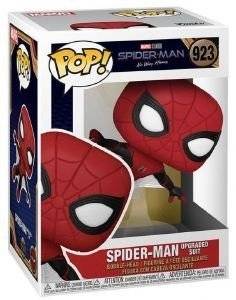 FUNKO POP! MARVEL: SPIDER-MAN NO WAY HOME - SPIDER-MAN UPGRADED SUIT #923 BOBBLE-HEAD VINYL FIGURE FUNKO POP! MARVEL: SPIDER-MAN NO WAY HOME - SPIDER-MAN UPGRADED SUIT #923 BOBBLE-HEAD VINYL FIGURE