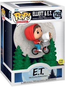 FUNKO POP! MOMENTS: E.T. - ELLIOTT & E.T. (GLOWS IN THE DARK) #1259 VINYL FIGURE