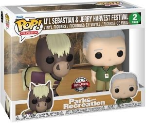 FUNKO POP! 2-PACK TELEVISION: PARKS AND RECREATION - LIL SEBASTIAN & JERRY HARVEST FESTIVAL