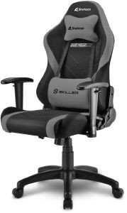SHARKOON SKILLER SGS2 JR.SEAT BLACK/GREY GAMING CHAIR SHARKOON SKILLER SGS2 JR.SEAT BLACK/GREY GAMING CHAIR