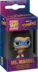 FUNKO POCKET POP! MARVEL: MS. MARVEL - MS. MARVEL BOBBLE-HEAD VINYL FIGURE KEYCHAIN