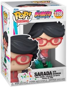 FUNKO POP! ANIMATION: BORUTO S3 - SARADA WITH SHARINGANN #1358 VINYL FIGURE