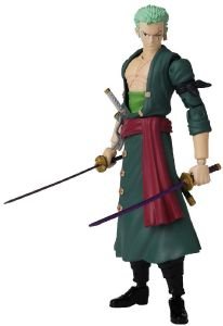 BANDAI ANIME HEROES: ONE PIECE - RORONOA ZORO ACTION FIGURE (6,5\