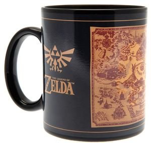 PYRAMID INTERNATIONAL PYRAMID THE LEGEND OF ZELDA (MAP SILHOUETTE) HEAT CHANGE MUG (SCMG24878)