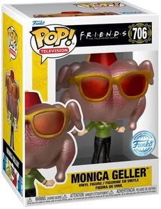 FUNKO POP! & TEE (ADULT): FRIENDS - MONICA WITH TURKEY (SPECIAL EDITION) VINYL FIGURE & T-SHIRT (M)